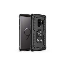 Microsonic CS220-SYH Samsung Galaxy S9 Military Ring Holder Siyah Kılıf