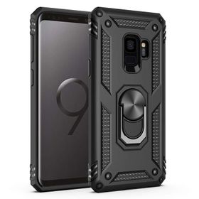 Microsonic CS220-SYH Samsung Galaxy S9 Military Ring Holder Siyah Kılıf