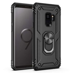 Microsonic CS220-SYH Samsung Galaxy S9 Military Ring Holder Siyah Kılıf