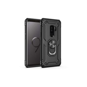 Microsonic CS220-SYH Samsung Galaxy S9 Plus Military Ring Holder Siyah Kılıf