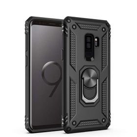 Microsonic CS220-SYH Samsung Galaxy S9 Plus Military Ring Holder Siyah Kılıf