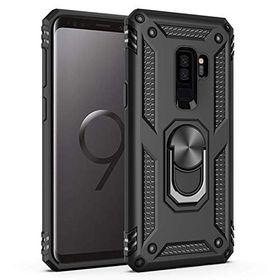 Microsonic CS220-SYH Samsung Galaxy S9 Plus Military Ring Holder Siyah Kılıf