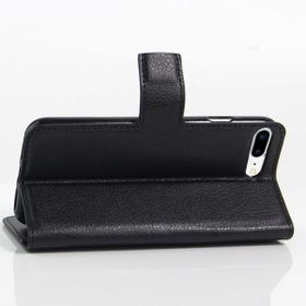 Microsonic Cüzdanlı Deri iPhone 7 Plus Siyah Kılıf