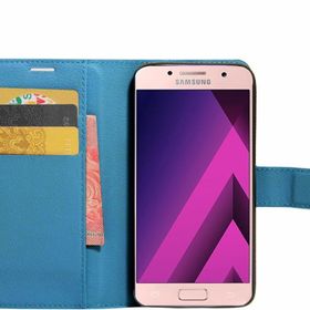 Microsonic Cüzdanlı Deri Samsung Galaxy A7 2017 Siyah Kılıf