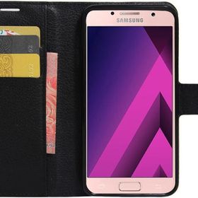 Microsonic Cüzdanlı Deri Samsung Galaxy A7 2017 Siyah Kılıf