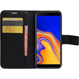Microsonic Cüzdanlı Deri Samsung Galaxy J6 Plus Siyah Kılıf