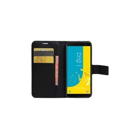 Microsonic Cüzdanlı Deri Samsung Galaxy J6 Siyah Kılıf