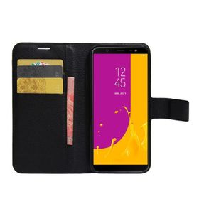 Microsonic Cüzdanlı Deri Samsung Galaxy J8 Kırmızı Kılıf