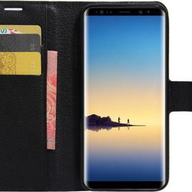 Microsonic Cüzdanlı Deri Samsung Galaxy Note 8 Siyah Cep Telefonu Kılıfı