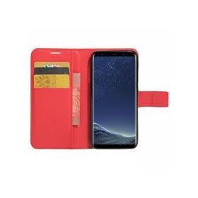 Microsonic Cüzdanlı Deri Samsung Galaxy S8 Plus Kırmızı Kılıf