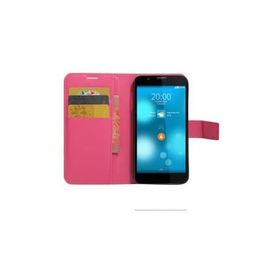 Microsonic Cüzdanlı Deri Vestel Venüs V2 5.5 V Pembe Kılıf