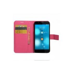 Microsonic Cüzdanlı Deri Vestel Venüs V2 5.5 V Pembe Kılıf