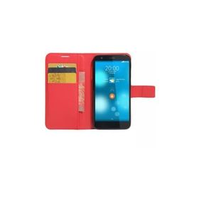 Microsonic Cüzdanlı Deri Vestel Venüs V2 5.5 X Kırmızı Kılıf