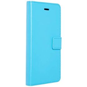 Microsonic Cüzdanlı Deri Vestel Venüs V3 5010 Turkuaz Kılıf