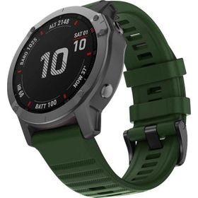 Microsonic Garmin Fenix 5 Sapphire Quick Fit Strap Band Koyu Yeşil Kordon