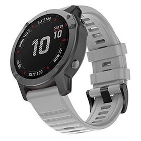 Microsonic Garmin Fenix 6 Gri Quick Fit Strap Band Kordon