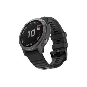 Microsonic Garmin Fenix 6X Pro Quick Fit Strap Band Siyah Kordon
