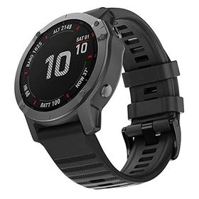 Microsonic Garmin Fenix 6X Siyah Sapphire Quick Fit Strap Band Kordon