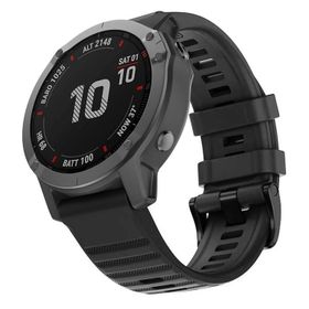Microsonic Garmin Fenix 6X Siyah Sapphire Quick Fit Strap Band Kordon