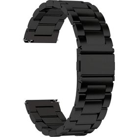 Microsonic Garmin Forerunner 158 Metal Stainless Steel Siyah Kordon