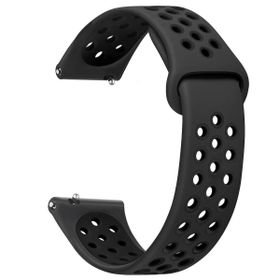 Microsonic Garmin Forerunner 255 Rainbow Gently Band Siyah Kordon