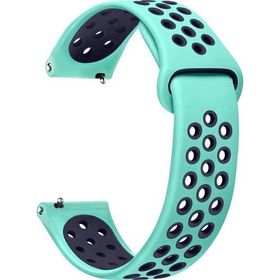 Microsonic Garmin Forerunner 255 Rainbow Gently Band Yeşil Lacivert Kordon