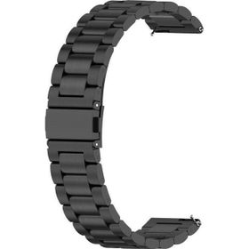 Microsonic Garmin Forerunner 255S Metal Stainless Steel Siyah Kordon