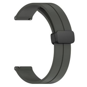 Microsonic Garmin Forerunner 55 Kordon Ribbon Line Koyu Gri Kordon