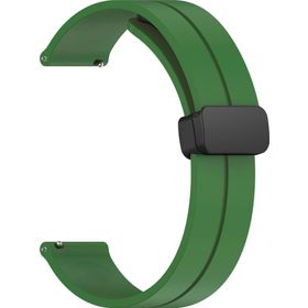 Microsonic Garmin Forerunner 55 Kordon Ribbon Line Yeşil Kordon