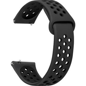 Microsonic Garmin Venu 2 Plus Rainbow Sport Band Siyah Kordon