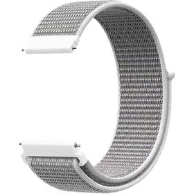 Microsonic Garmin Vivoactive 3 Hasırlı Woven Sport Loop Beyaz Kordon