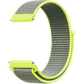 Microsonic Garmin Vivoactive 3 Hasırlı Woven Sport Loop Sarı Kordon