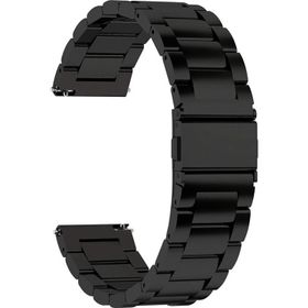 Microsonic Garmin Vivoactive 3 Metal Stainless Steel Siyah Kordon