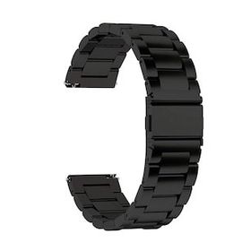 Microsonic Garmin Vivoactive 3 Metal Stainless Steel Siyah Kordon