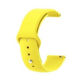 Microsonic Garmin Vivoactive 4 Silicone Sport Band Sarı Kardon