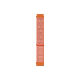 Microsonic Garmin Vivoactive 5 Hasırlı Woven Sport Loop Turuncu Kordon
