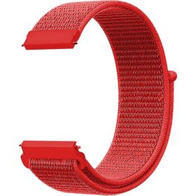 Microsonic Garmin Vivomove HR Hasırlı Woven Sport Loop Kırmızı Kordon