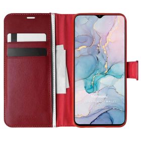 Microsonic General Mobile GM 22 Delux Leather Wallet Kırmızı Cep Telefon Kılıfı