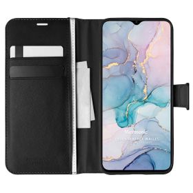 Microsonic General Mobile GM 22 Delux Leather Wallet Siyah Cep Telefon Kılıfı