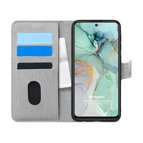 Microsonic General Mobile Gm 22 Fabric Book Wallet Gri Cep Telefon Kılıfı