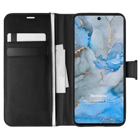 Microsonic General Mobile GM 22 Plus Delux Leather Wallet Siyah Cep Telefon Kılıfı