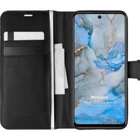 Microsonic General Mobile GM 22 Pro Delux Leather Wallet Siyah Cep Telefon Kılıfı