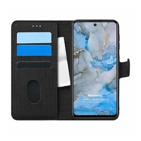 Microsonic General Mobile GM 22 Pro Siyah Fabric Book Wallet Cep Telefon Kılıfı