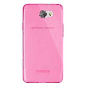 Microsonic General Mobile GM6 Transparent Soft Pembe Kılıf