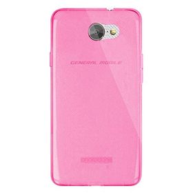 Microsonic General Mobile GM6 Transparent Soft Pembe Kılıf