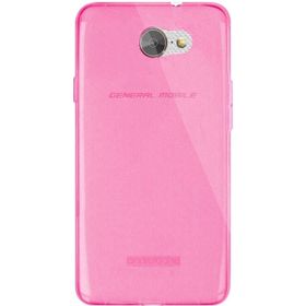 Microsonic General Mobile GM6 Transparent Soft Pembe Kılıf