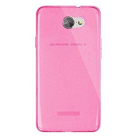 Microsonic General Mobile GM6 Transparent Soft Pembe Kılıf