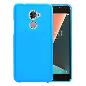 Microsonic Glossy Soft Vodafone Smart N8 Mavi Kılıf
