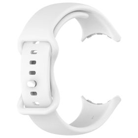 Microsonic Google Pixel Watch Silicone Sport Band Beyaz Kordon
