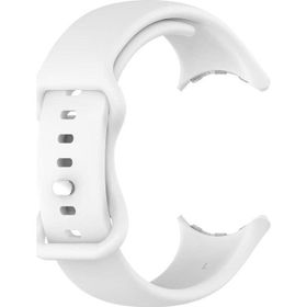 Microsonic Google Pixel Watch Silicone Sport Band Beyaz Kordon
